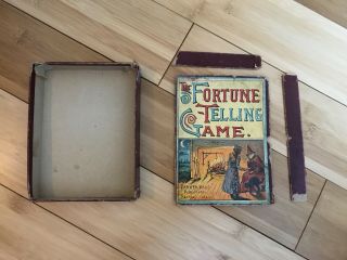 1890 The Fortune Telling Game Parker Bros.  Salem,  Mass Vintage Complete 3