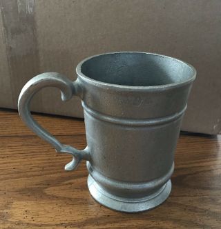 Vintage Wilton Armetale Pedestal Mug Cup Very Pewter Stein Tavern