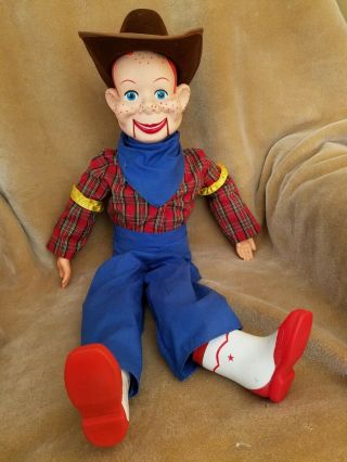 Vintage 26” Howdy Doody Cowboy Large Marionette Puppet Doll