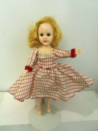 Vintage " The Richwood,  Sandra Sue " Doll.  8 " In Dress.