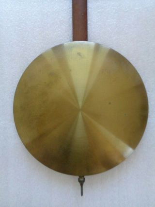 Vintage Brass Grandfather Clock Pendulum 6 3/4 