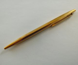 Vintage Caran D " Ache Swiss Made Gold Plated Ballpoint Pen. ,  G "