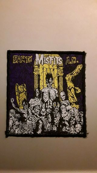 Misfits Vintage Patch,  American Horror Punk Band,  Earth A D.
