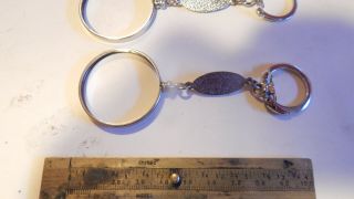 4 Us One Dollar Coin Holder Key Rings Ike Morgan Peace Vintage Old Stock