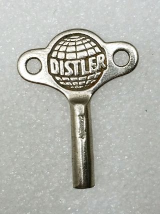 Vintage Steel Distler Wind Up Toy Car Key - Made In Germany
