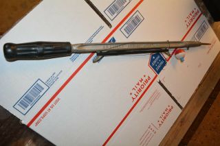 Old A/c Ice Fishing Jigging Stick Rod Reel Minnesota Made Spear Lure Bait B