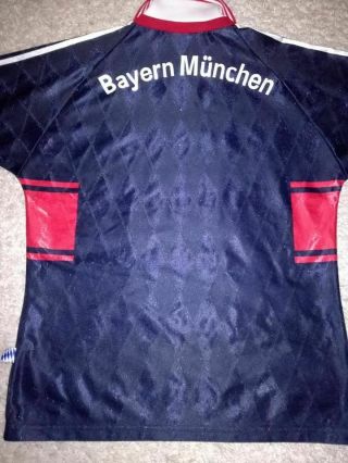 FC Bayern Munich Adidas Strip 97/98 Away Strip Size S vintage retro 3