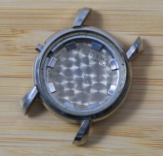 Vintage Bulova Stainless Steel Watch Case For Automatic Movement 60194