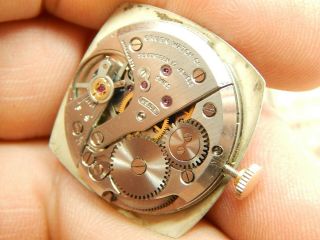 Vintage Swiss Made Gruen 17 Jewel Mens Wist Watch Cal.  N 510 R Gold Toned 6