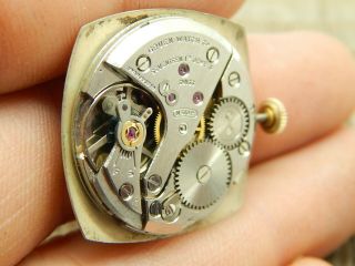 Vintage Swiss Made Gruen 17 Jewel Mens Wist Watch Cal.  N 510 R Gold Toned 7