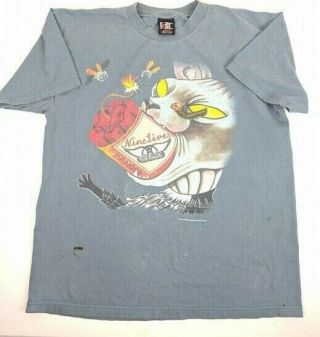Aerosmith Nine Lives World Tour Dynamite Vintage Concert T Shirt 1997 Size Xl