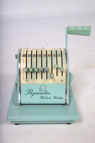 Vintage Paymaster Ribbon Writer Series 8000 Check Printer