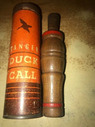 Vintage Ranger Duck Call Made By Boyd Martin With Container