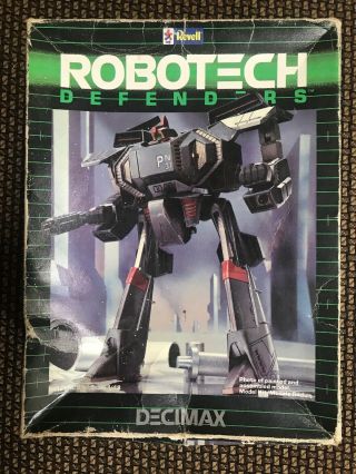 Revell Robotech Defenders Decimax Complete Rare Vintage 1146 80s Japanese Model