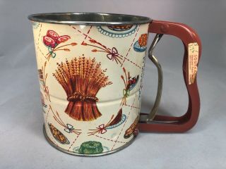 Vintage Androck Handi Sift Flour Sifter Wheat Kitchen Food Images 3 Screen