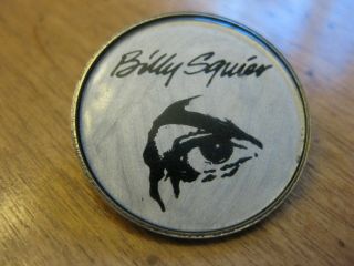 Rare Vintage Billy Squire Enamel Pin