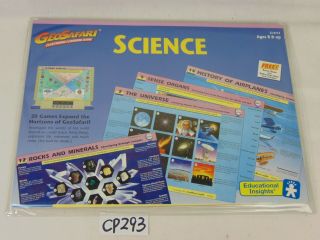 Vintage 1991 Geosafari Learning Game Cards Set Only - Science Ei 8715