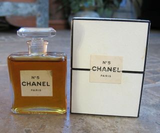 Vintage Chanel No 5 Paris Extrait T.  P.  M.  No 200 Perfume 1/2 Oz