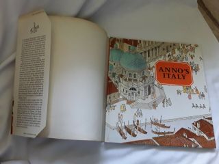 Vintage ANNO ' S ITALY By Mitsumasa Anno - Hardcover with dust jacket EUC 2