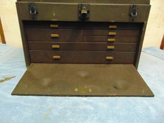 Vintage Kennedy Kits 7 Drawer Machinist Chest Tool Box with 2 Keys 3