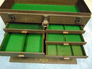 Vintage Kennedy Kits 7 Drawer Machinist Chest Tool Box with 2 Keys 5