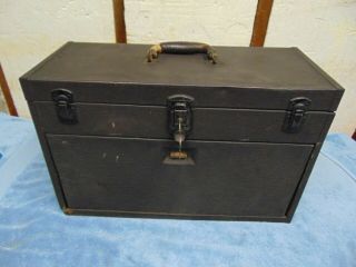 Vintage Kennedy Kits 7 Drawer Machinist Chest Tool Box with 2 Keys 7