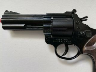Vintage RARE Toy Magnum Gun GONHER No 127 Metal Die Cast 3