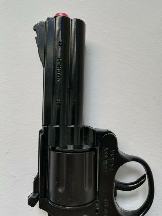 Vintage RARE Toy Magnum Gun GONHER No 127 Metal Die Cast 5