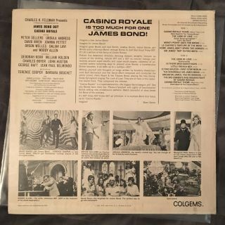 Vintage Casino Royale James Bond 007 Vinyl Soundtrack COSO - 5005 2
