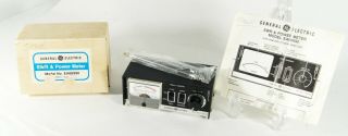 Vintage General Electric Ge Swr & Power Meter Model Ea68x90 Ham Radio W Box