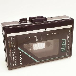 Sanyo Walkman W Transistor Radio Portable Player Vintage 1980 