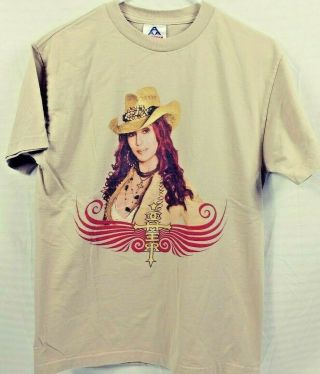 Cher Living Proof Tour T Shirt Vintage 2003 Concert Size Medium