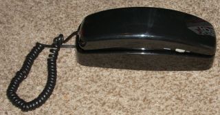 Vintage At&t 210 Slimline Telephone Black Phone Home Landline Att