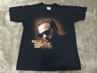 Vintage Official 1998 Billy Joel Tour Logo Tshirt Size Men Large L