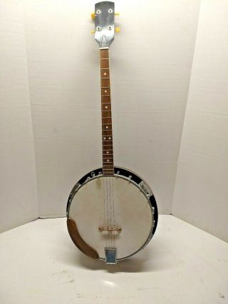 Vintage 1960s 4 String Banjo.