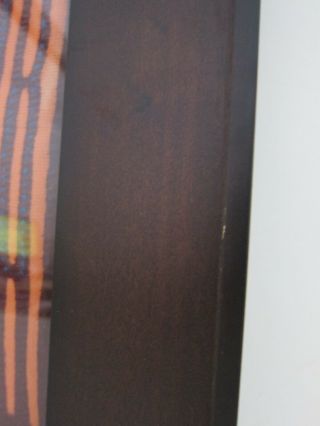 Kuna Mola Tribal Bird VTG San Blas Panama Hand Stitched Appliqué Framed 16x19 5