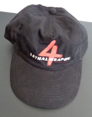 Lethal Weapon 4 Movie Promotional Crew Hat Cap 1998 Snapback Vintage