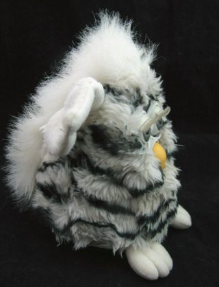 Vtg Furby Baby Gray with Black Stripes 70 - 800 1998 1R 3