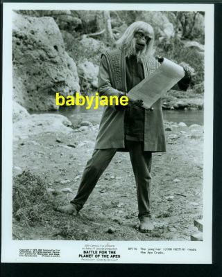 John Huston Vintage 8x10 Photo 1973 Battle For The Planet Of The Apes