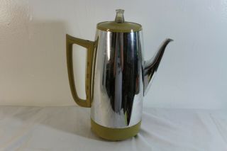 Vintage GE General Electric PERCOLATOR Coffee Pot - 9 Cup Harvest Gold - 6