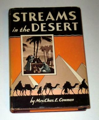 Streams In The Desert By Mrs.  Charles E.  Cowman (1965,  Hardcover) Vintage