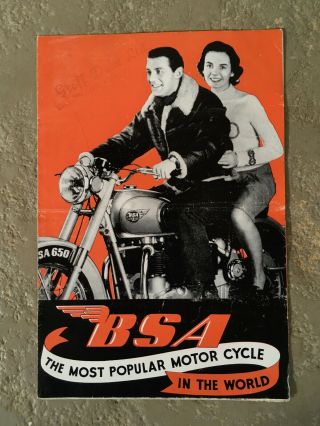 Vintage Bsa Motorcycle Poster Barn Find Geoff Duke Racing Iom Tt Gold Star