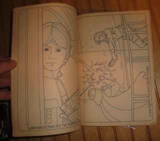 Vintage Star Wars The Empire Strikes Back YODA Coloring Book 1982 Kenner 5