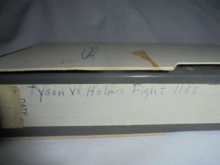 Vintage Beta Home Tape Tyson Vs Homes Fight As Blank Betamax