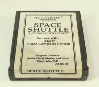 Vintage Atari 2600 Game Space Shuttle Activision &
