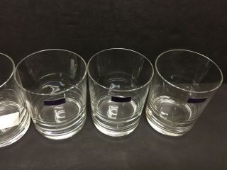 4 WATERFORD MARQUIS VINTAGE DOUBLE OLD FASHIONED TUMBLERS 4 1/4 
