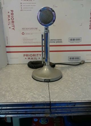 Vintage Astatic D 104 Microphone Lollipop T - Ug8 Stand Ham Cb Radio