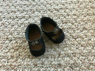 Vintage Leather Ideal P - 90 14 " Toni Doll Shoes