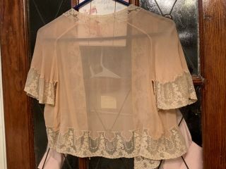Vintage All Silk Bed Jacket - Gorgeous