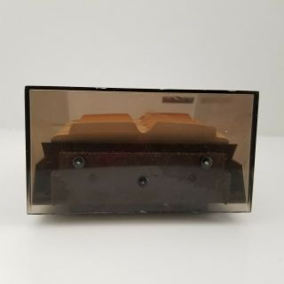 Rolodex Petite S310 - C Flip Top Address Telephone File Vintage Smokey Gray 5